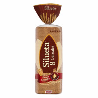 Pan molde integral con 8 cereales y semillas Bimbo SILUETA 600 g.