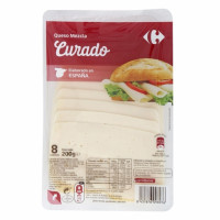 Queso en lonchas curado CARREFOUR 200 g.