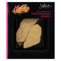 Foie gras de pato fresco en medallones Carrefour Selección 100 g