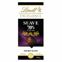 Chocolate negro suave 70% LINDT Excellence 100 g.