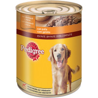 PEDIGREE comida húmeda para perros en forma de paté con pollo lata 800 g