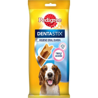 PEDIGREE Dentastix snack dental para perros de tamaño mediano 7 unidades 25,7 g