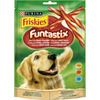 FRISKIES Funtastix snacks en stick para perros aroma a queso y bacon envase 175 g