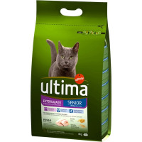 ULTIMA Esterilizado Senior pienso para gatos senior esterilizados con pollo bolsa 3 kg
