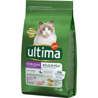 ULTIMA Esterilizado Adult pienso para gatos adultos esterilizados con pavo bolsa 1,5 kg