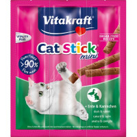 VITAKRAFT Catstick snack en stick para gatos con pato y conejo envase 3 unidades 6 g