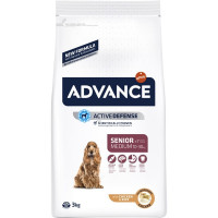 ADVANCE Senior pienso para perros senior medianos con pollo y arroz bolsa 3 kg