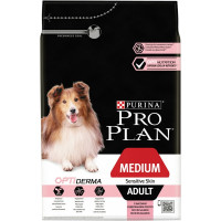 PURINA PRO PLAN Sensitive Skin pienso para perros adultos tamaño mediano con salmón bolsa 3 kg
