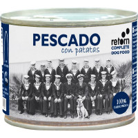 RETORN comida húmeda para perros con pescado y patatas lata 185 g