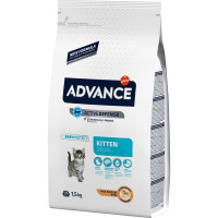 ADVANCE Kitten pienso para gatos cachorros pollo y arroz bolsa 1,5 kg