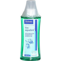 VIRBAC VET AQUADET solución palatable antiplaca dental para perros y gatos envase 250 ml