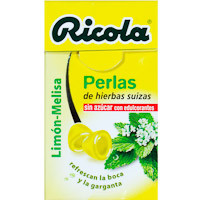 Perlas de limón-melisa sin azúcar RICOLA, caja 25 g