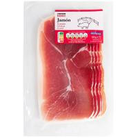 Jamón curado EROSKI BASIC, sobre 100 g