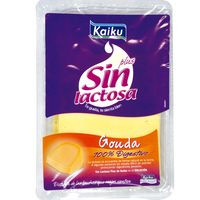 Queso Gouda sin lactosa KAIKU, lonchas, bandeja 150 g