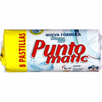 Detergente blanco en pastillas PUNTOMATIC, paquete 4 dosis