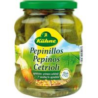 Pepinillos agridulces KUHNE, frasco 185 g