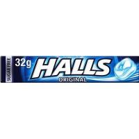 Caramelo sabor eucalipto Lc HALLS, paquete 32 g