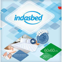 Protector de cama 60x60 INDASBED, paquete 20 uds