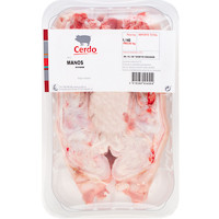 Manos de cerdo EROSKI, bandeja aprox. 850 g