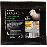 Queso de oveja EROSKI SELEQTIA, cuña 250 g