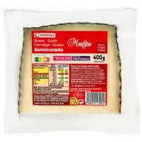 Queso semicurado mezcla EROSKI, cuña 400 g