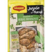 Jugoso al horno pollo con hierbas MAGGI, sobre 34 g