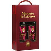 Vino Reserva D.O.C. Rioja MARQUÉS DE CACERES, pack 2x75 cl