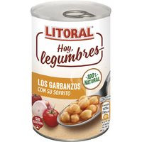 Garbanzos Hoy Legumbres LITORAL, lata 440 g