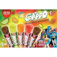Helado Supermix CALIPPO, 5 uds, caja 525 g