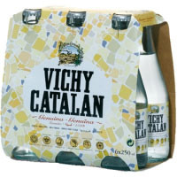 Agua mineral con gas VICHY CATALAN, pack 6x30 cl