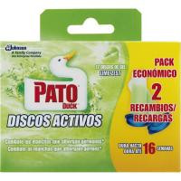 Discos activos wc de lima PATO, recambio 2 uds