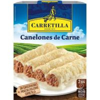 Canelones de carne CARRETILLA, bandeja 375 g
