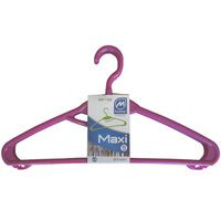 Percha de plástico maxi, 43 cm M-Home MONDEX, set 3 uds