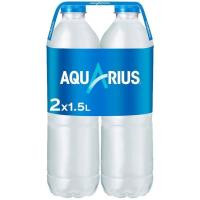 Bebida isotónica de limón AQUARIUS, pack 2x1,5 litros