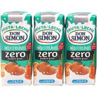 Lactozumo zero sabor Mediterráneo DON SIMON, pack 3x330 ml