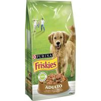 Alimento de ave y verdura para perro adulto FRISKIES, saco 10 g