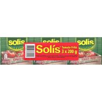 Tomate frito SOLÍS, pack 3x200 g
