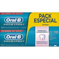 Dentífrico sensitive ORAL-B PRO EXPERT, pack 2x75 ml