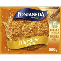 Galleta Digestive de avena FONTANEDA, caja 550 g