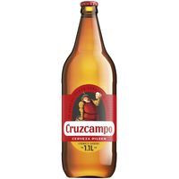 Cerveza CRUZCAMPO, botella 1 litro