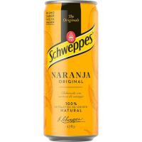 Refresco de naranja con gas SCHWEPPES, lata 33 cl