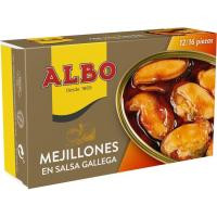 Mejillón en salsa gallega 12/16 piezas ALBO, lata 115 g