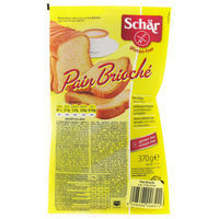 Pain Brioche sin gluten SCHAR, paquete 370 g