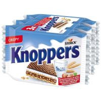 Snack KNOPPERS, pack 3x25 g