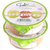 Pure de manzana GALIFRESH, pack 2x150 g