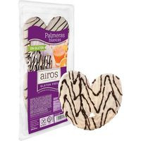 Palmera con chocolate blanco sin gluten AIROS, paquete 150 g