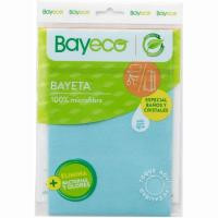 Bayeta microfibra baños-cristales BAYECO, pack 1 ud