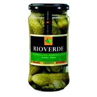 Pepinillos agridulce RIOVERDE, frasco 180 g