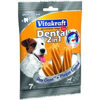 Snack dental 2en1 perro pequeño VITAKRAFT, paquete 120 g