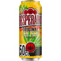 Cerveza con aroma de aguardiente DESPERADOS, lata 50 cl